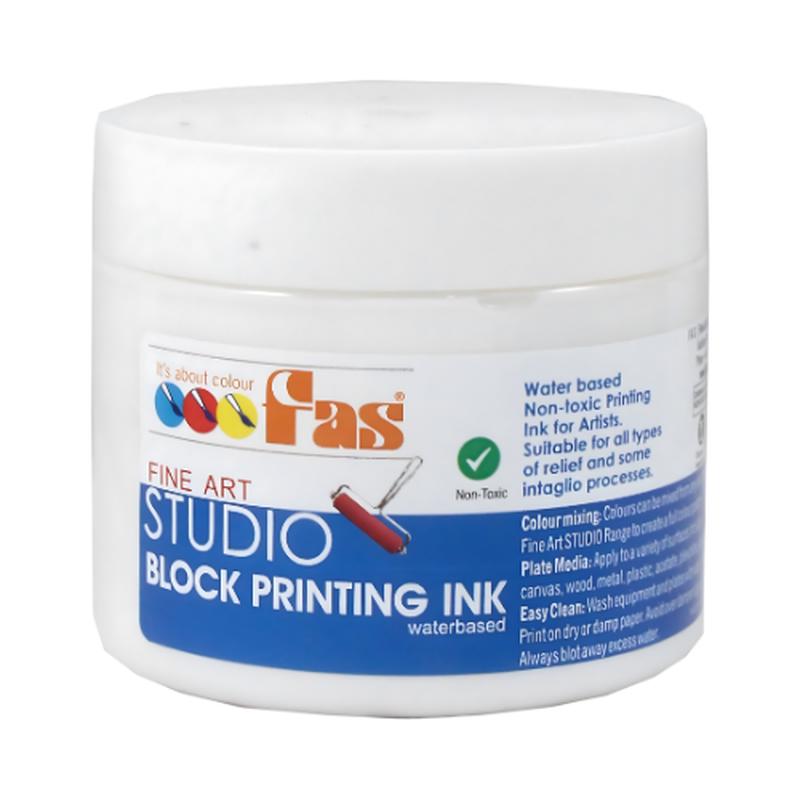 White 120mL - FAS Studio Printing Ink (Waterbased)