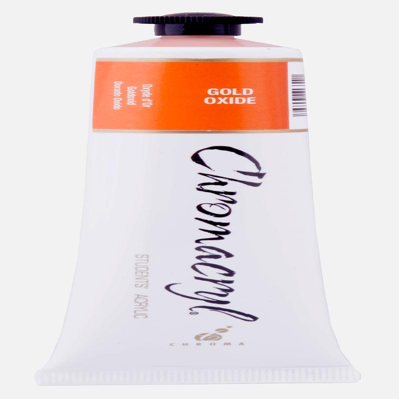 Gold Oxide 75ml - Chromacryl Acrylic Paint