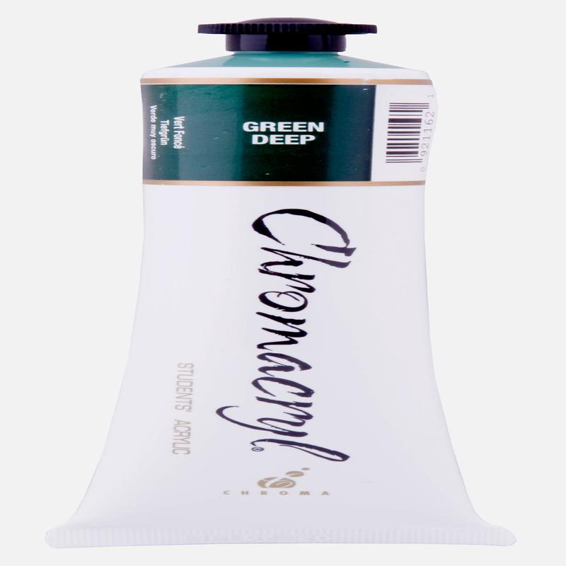 Green Deep 75ml - Chromacryl Acrylic Paint