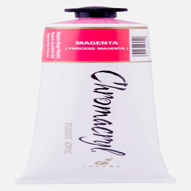 Magenta 75ml - Chromacryl Acrylic Paint