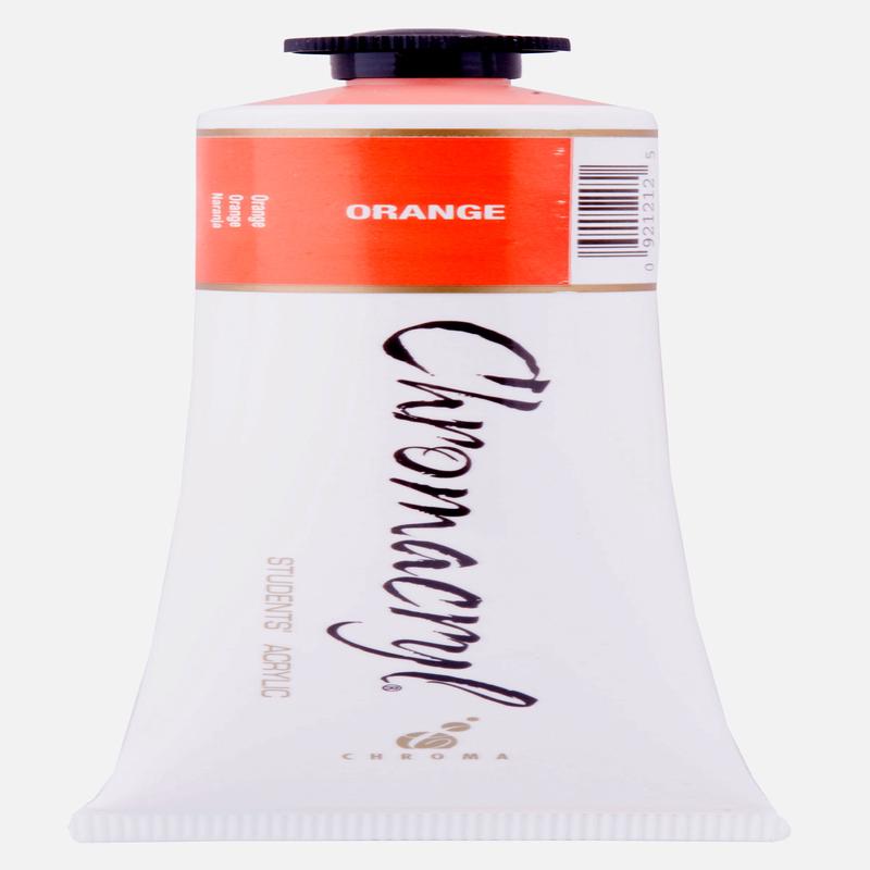Orange 75ml - Chromacryl Acrylic Paint