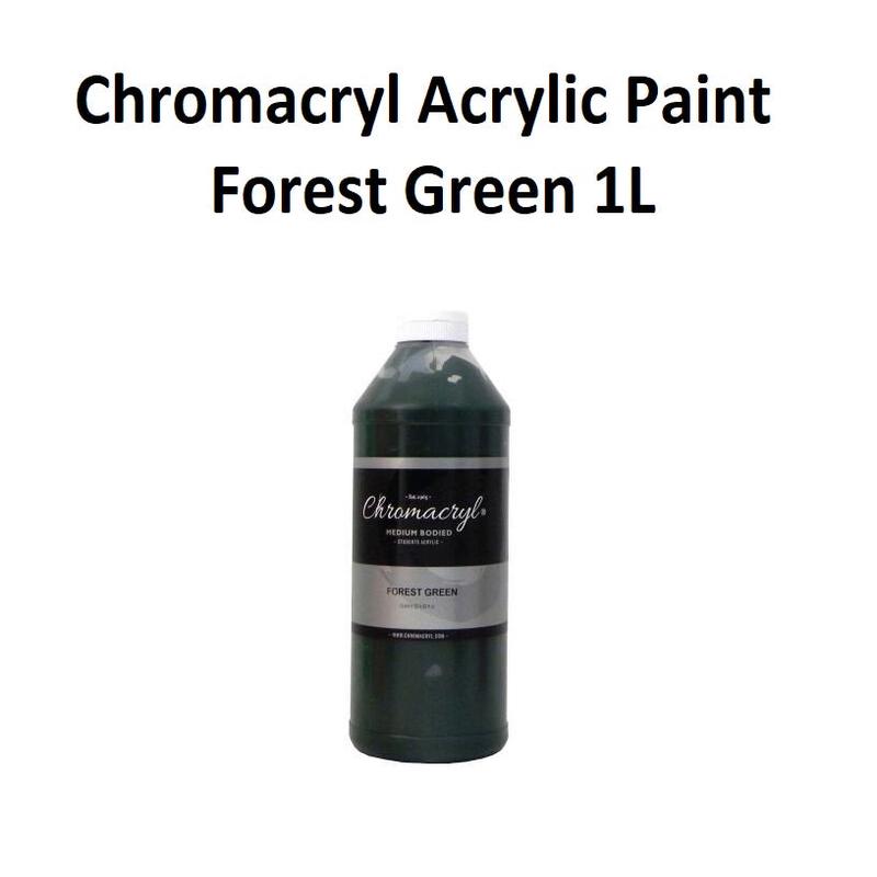 Forest Green 1L - Chromacryl Acrylic Paint