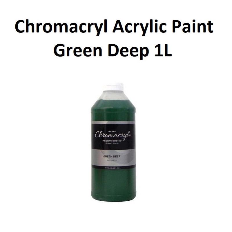 Green Deep 1L - Chromacryl Acrylic Paint