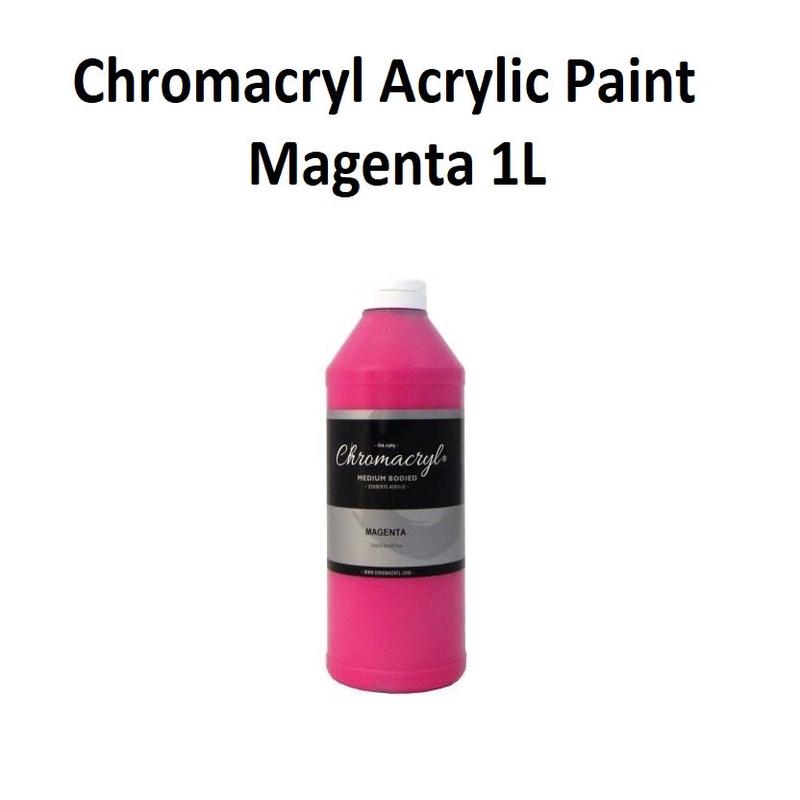 Magenta 1L - Chromacryl Acrylic Paint
