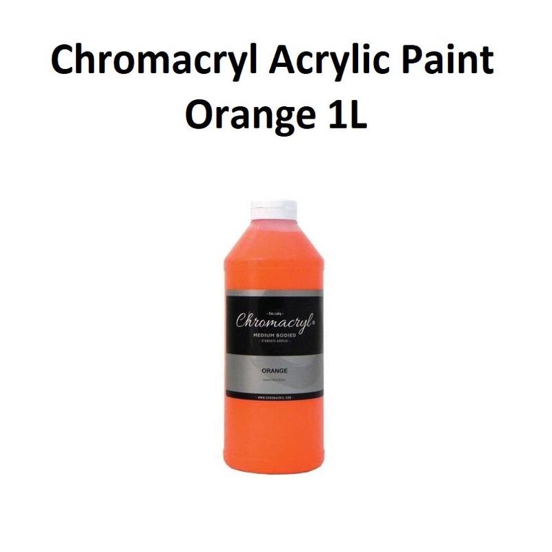 Orange 1L - Chromacryl Acrylic Paint