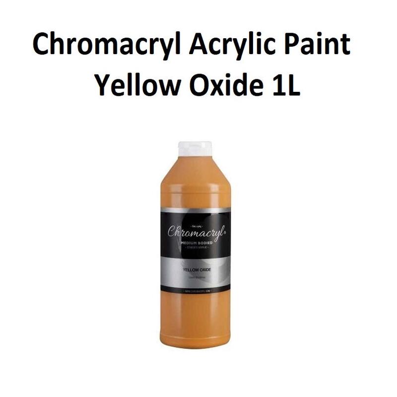 Yellow Oxide 1L - Chromacryl Acrylic Paint