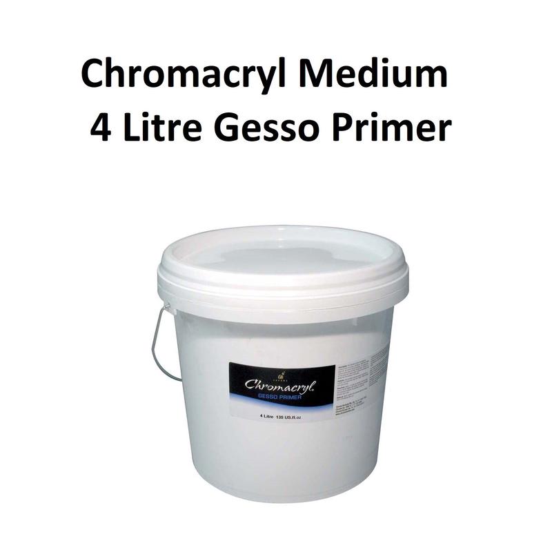 Chromacryl Medium - Gesso Primer 4 Litre