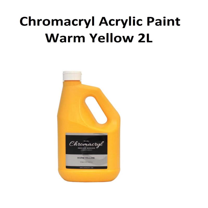 Warm Yellow 2L - Chromacryl Acrylic Paint