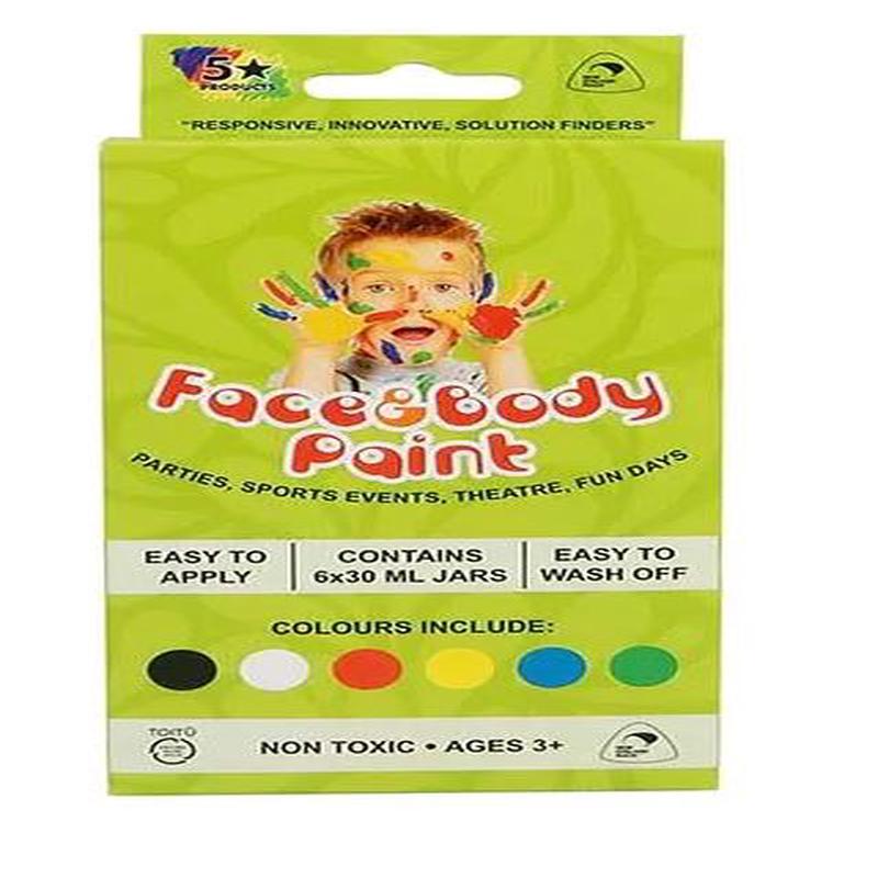 Face Paint Starter Set - 6 x 30ml