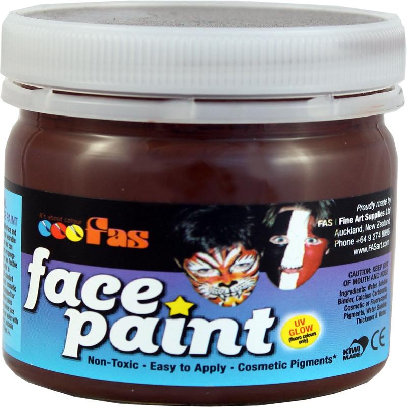 Brown 120mL - FAS Face Paints