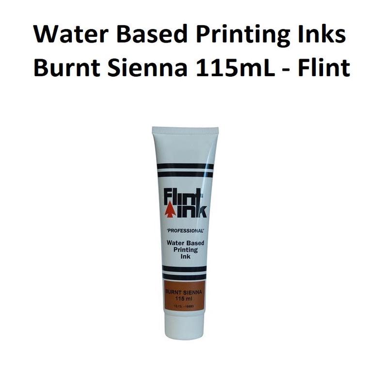 Burnt Sienna 115mL - Flint Water Based Printing Inks