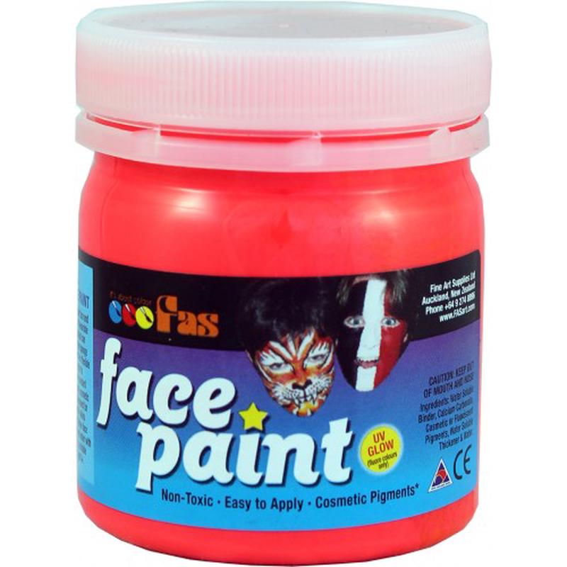 Fluoro Red 120mL - FAS Face Paints