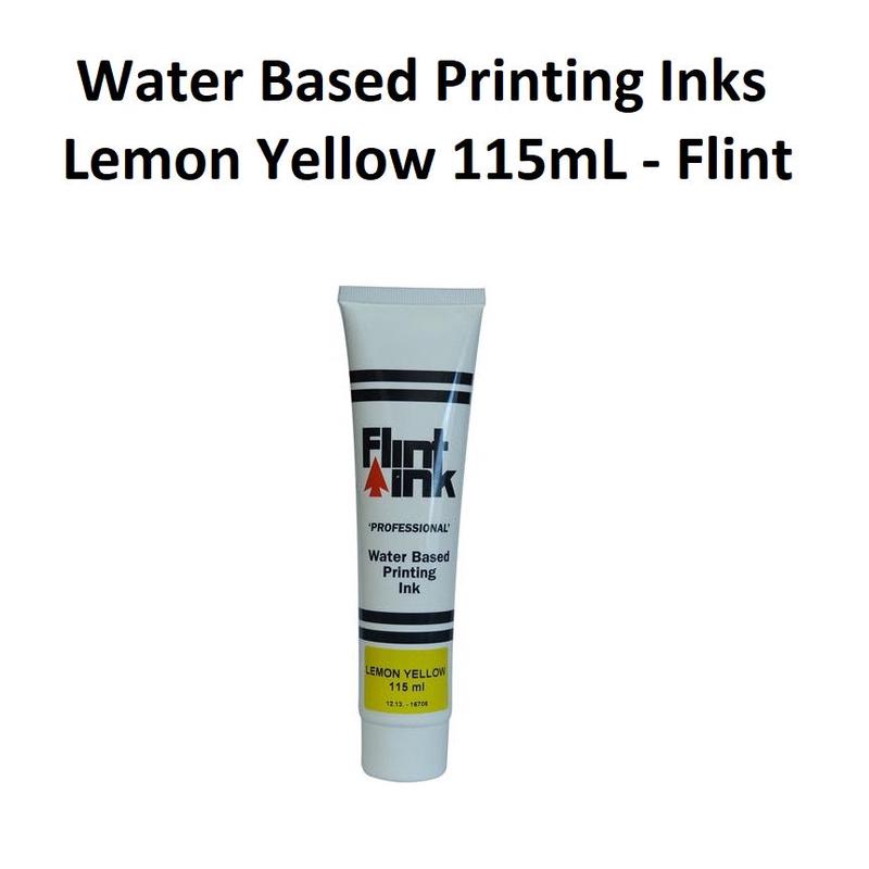 Lemon Yellow 115mL - Flint Water Based Printing Inks
