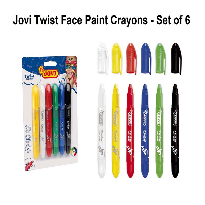 Jovi Twist Face Paint Crayons - Set of 6