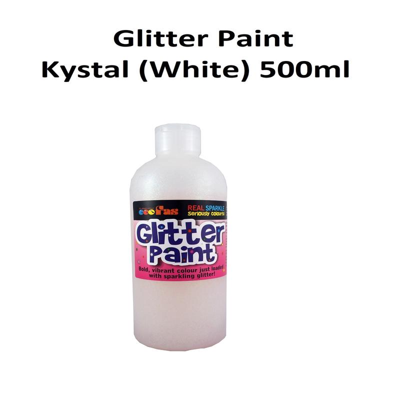 Krystal (White) 500mL - Glitter Paint