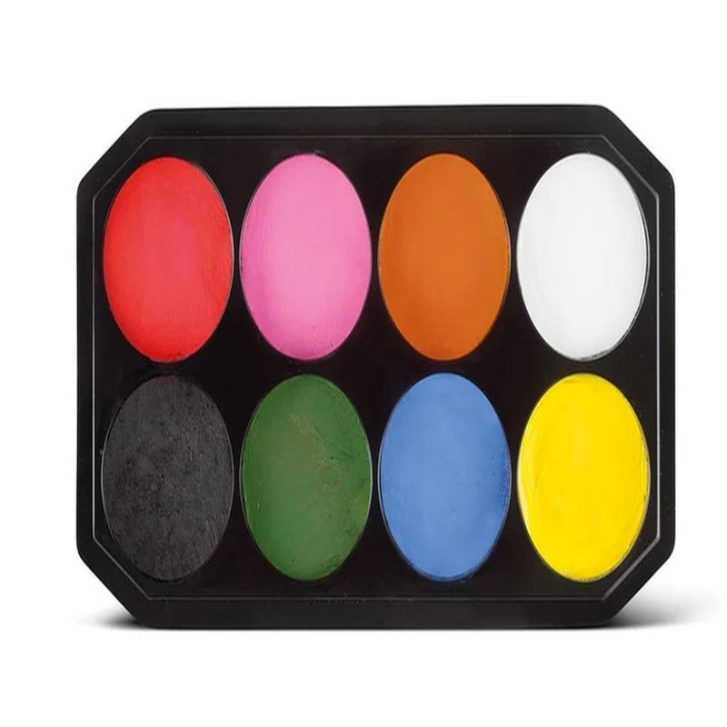 Snazaroo Face Paint Palette - Set of 8 x 18mL
