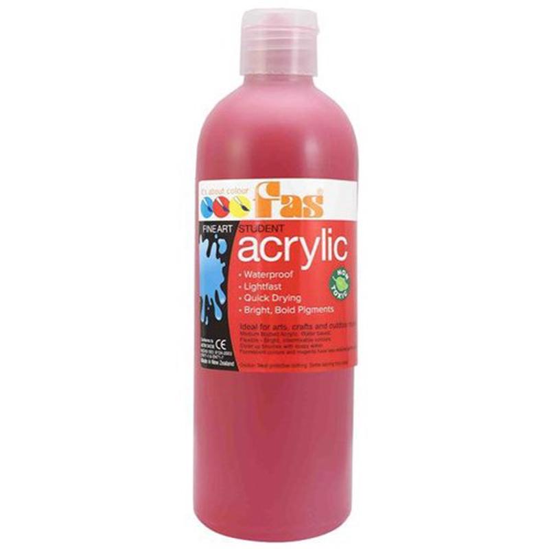 Crimson Red 1L - FAS Student Acrylic Paint