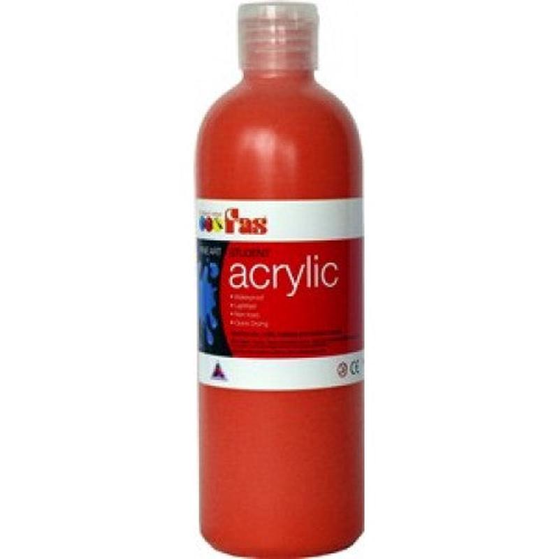 Cool Red 500mL - FAS Student Acrylic Paint