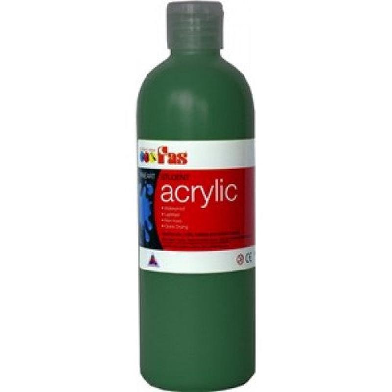 Green Deep 500mL - FAS Student Acrylic Paint