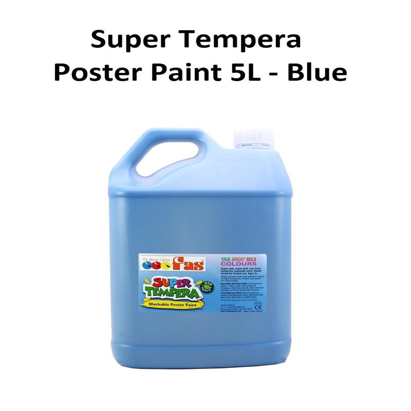 Blue 5L - FAS Super Tempera Poster Paint