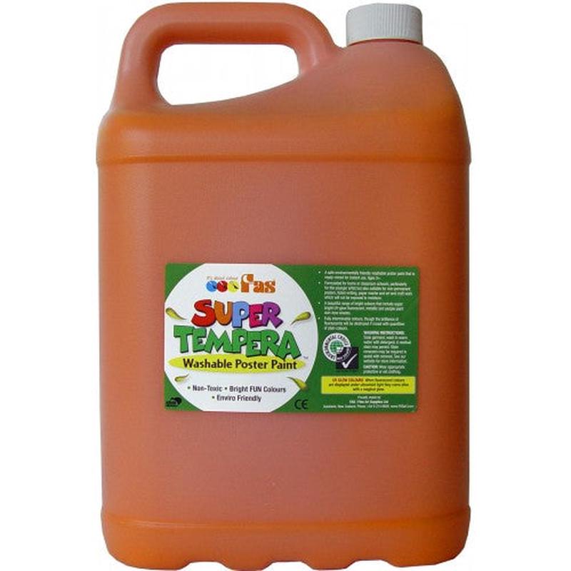 Burnt Sienna 5L - FAS Super Tempera Poster Paint