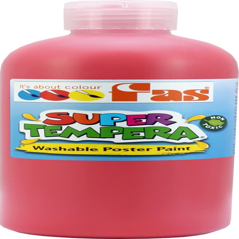 Metallic Rose Red 500mL - Super Tempera Poster Paint
