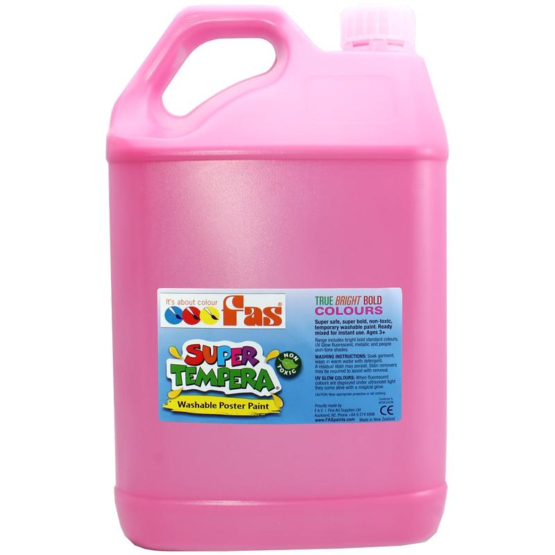 Pink 5L - FAS Super Tempera Poster Paint