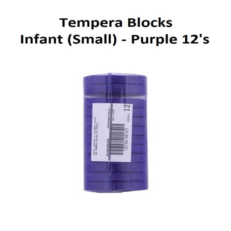 Purple 12's - Tempera Blocks Infant (Small)