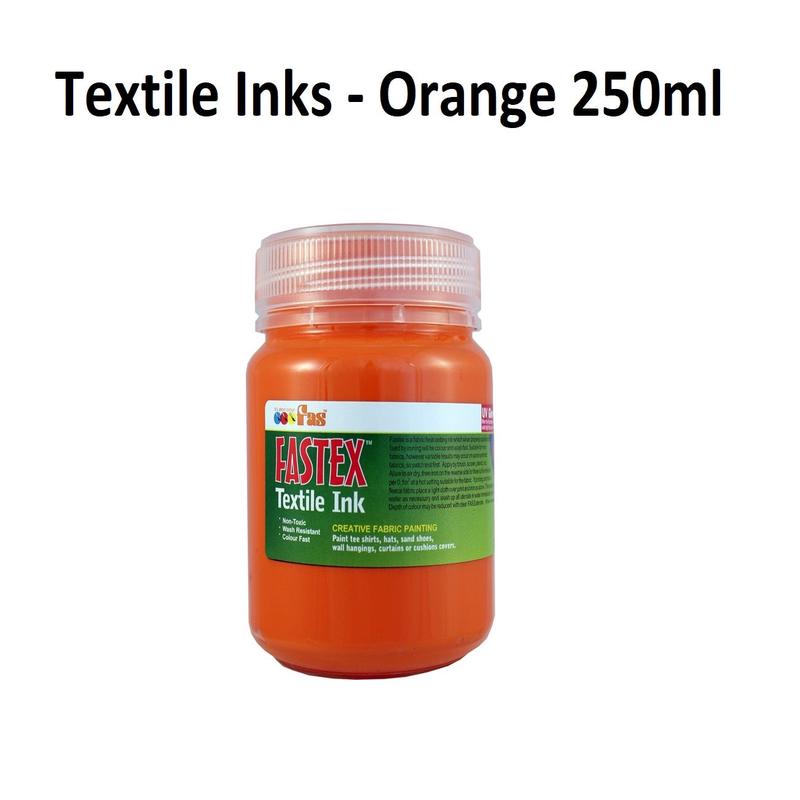 Orange 250mL - FAStex Textile Inks