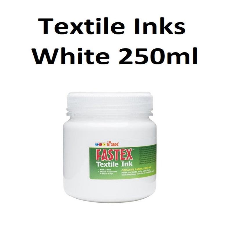 White 250mL - FAStex Textile Inks
