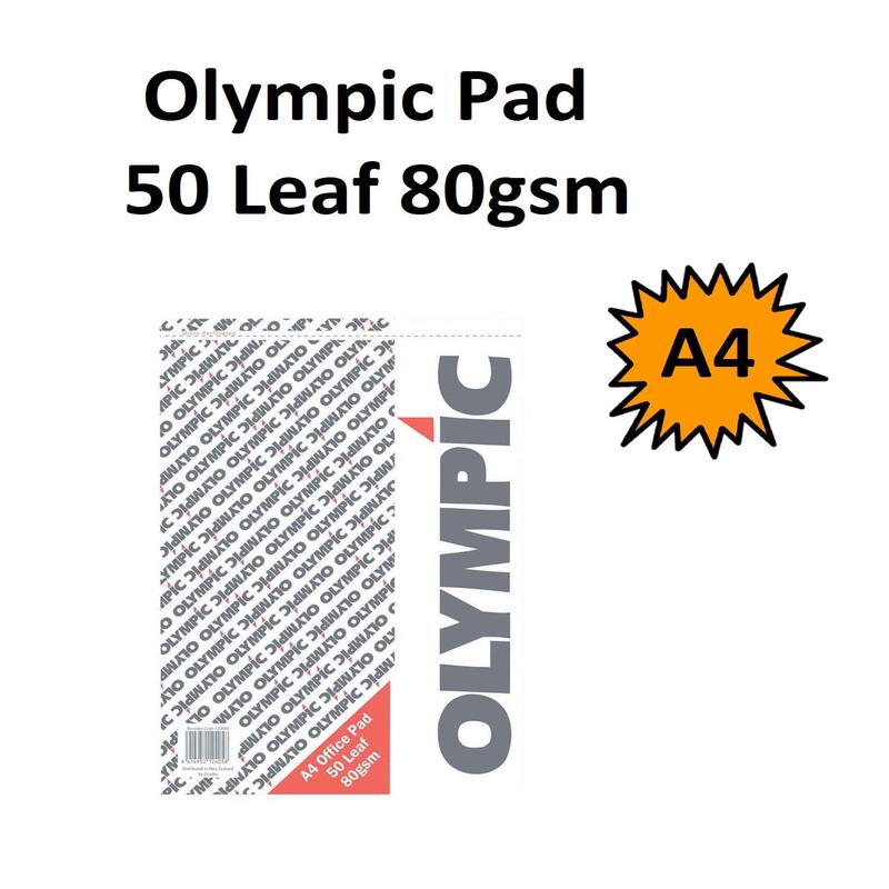 A4 Olympic Office Pad - 50 Leaf
