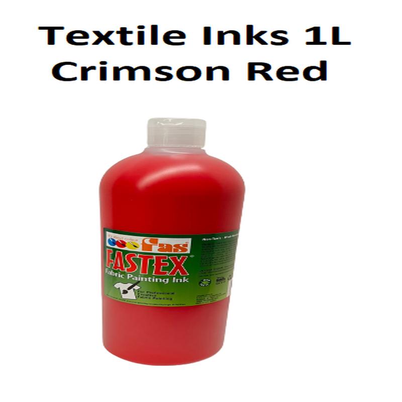 Crimson Red 1L - FAStex Textile Inks