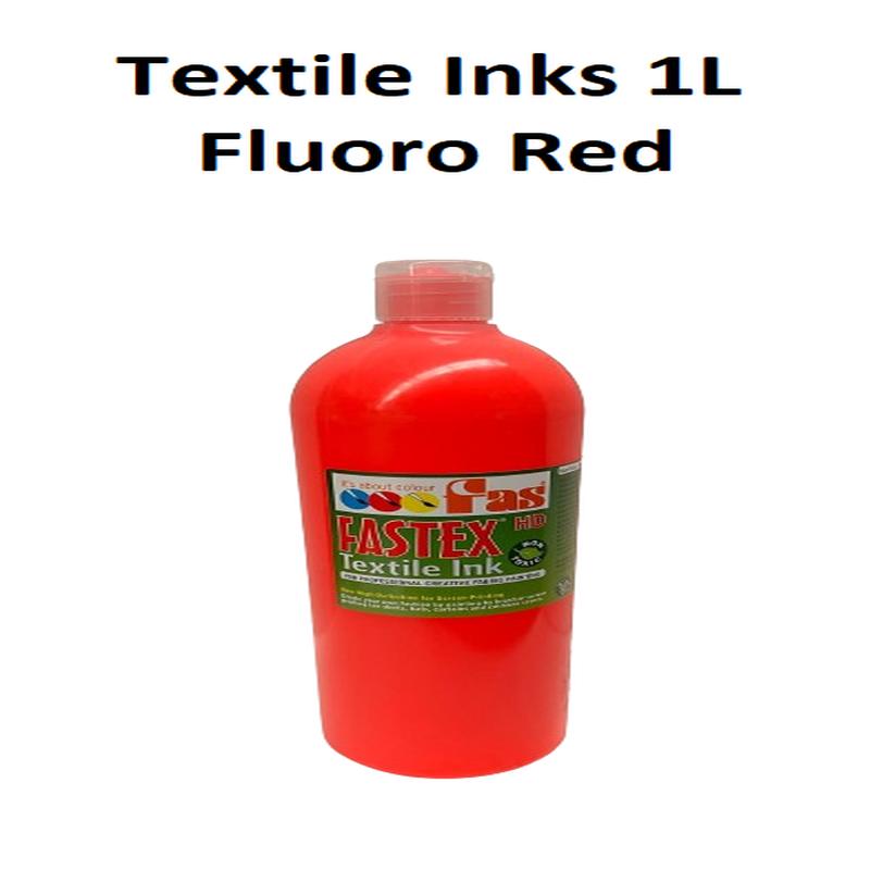 Fluoro Red 1L - FAStex Textile Inks