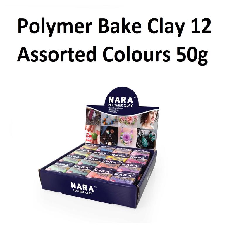 Oven Bake Polymer Clay - Box of 48