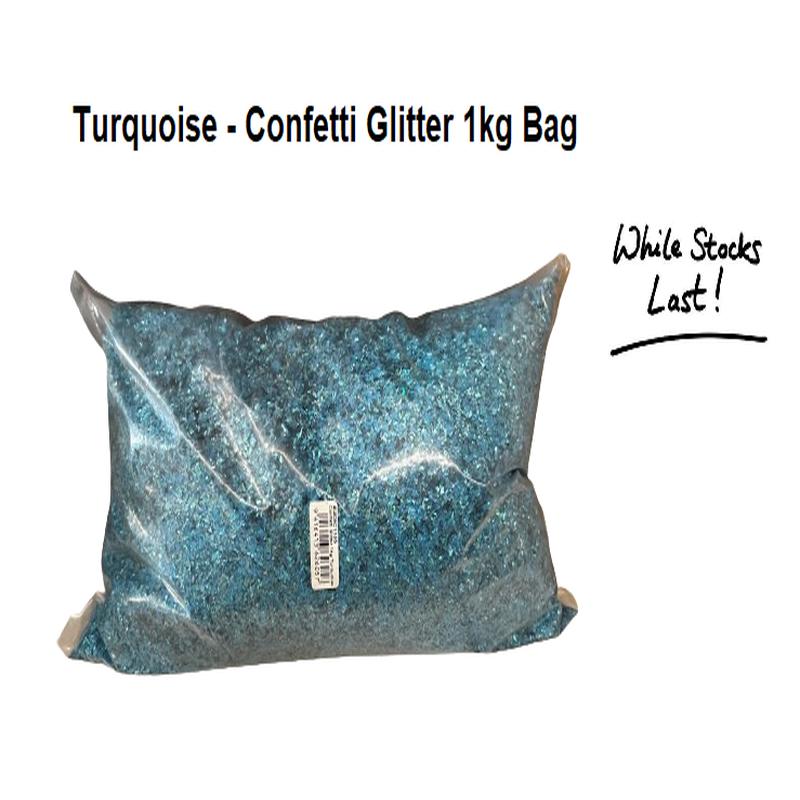 Turquoise 1kg - Confetti Glitter
