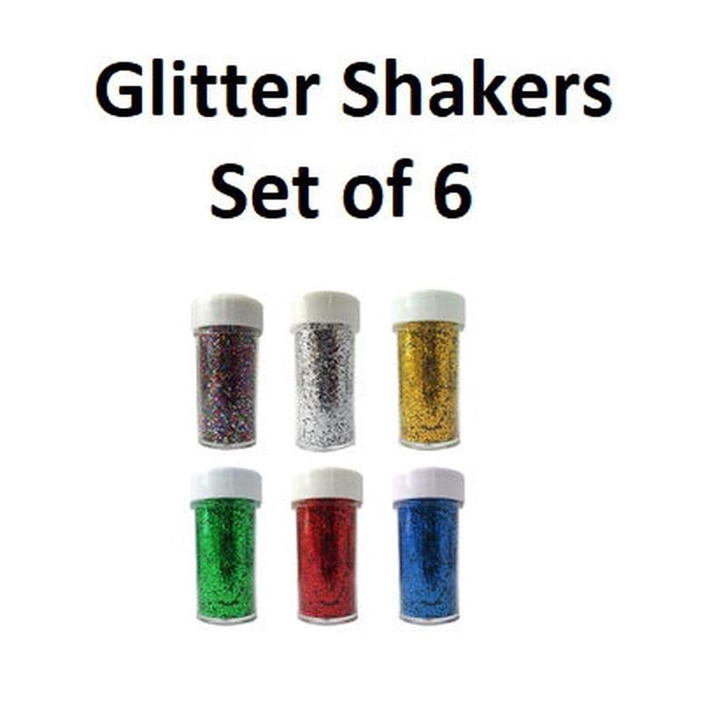 Glitter Shakers - Set of 6