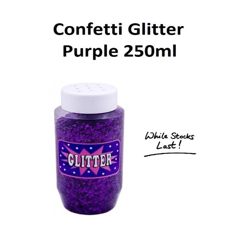 Purple 250ml - Confetti Glitter