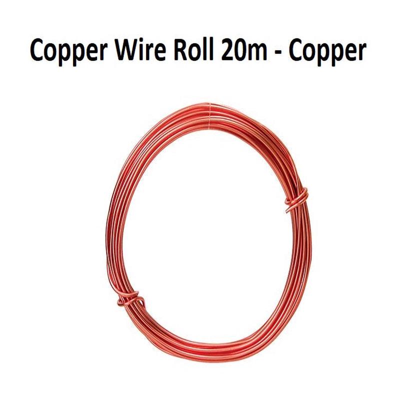 Copper - Copper Wire Roll 20m