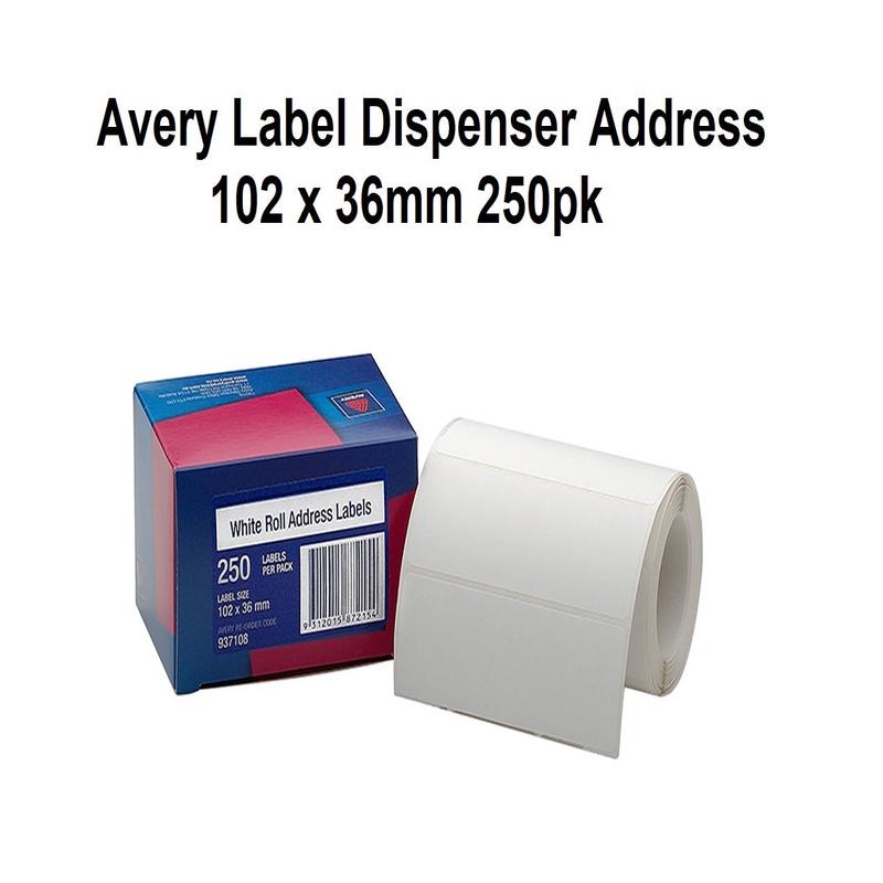 Roll Address Labels - 102 x 36mm - 250's