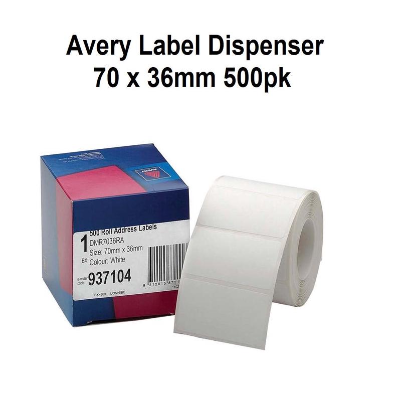 Roll Address Labels - 76 x 36mm - 500's