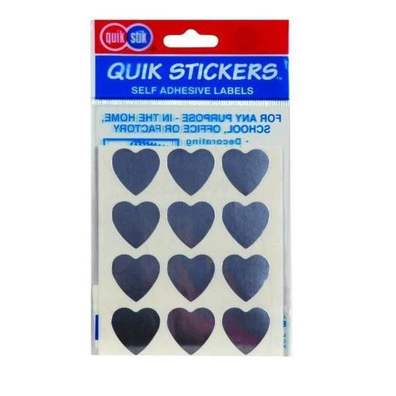 Silver Hearts - Large Hearts 30's