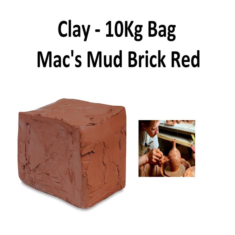 Clay - 10Kg Bag / Mac's Mud Brick Red