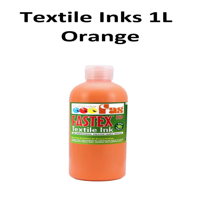 Orange 1L - FAStex Textile Inks