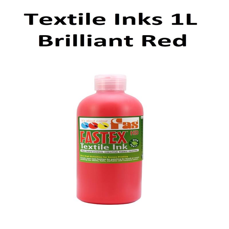 Brilliant Red 1L - FAStex Textile Inks