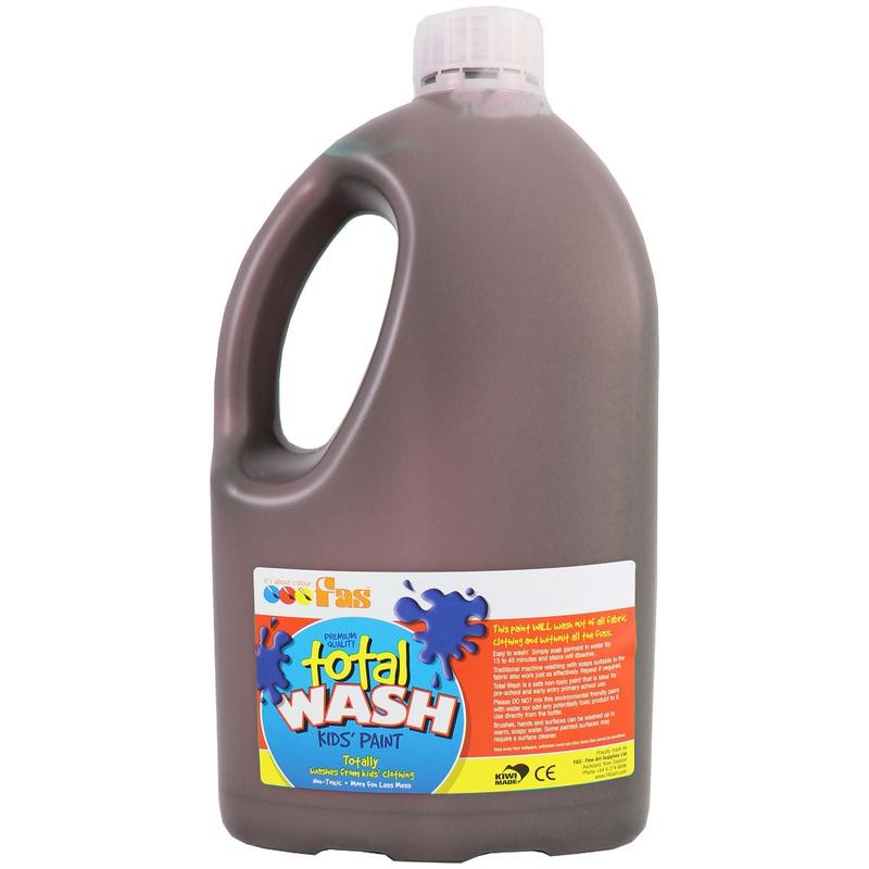 Brown 2L - Total Wash Kids Paint