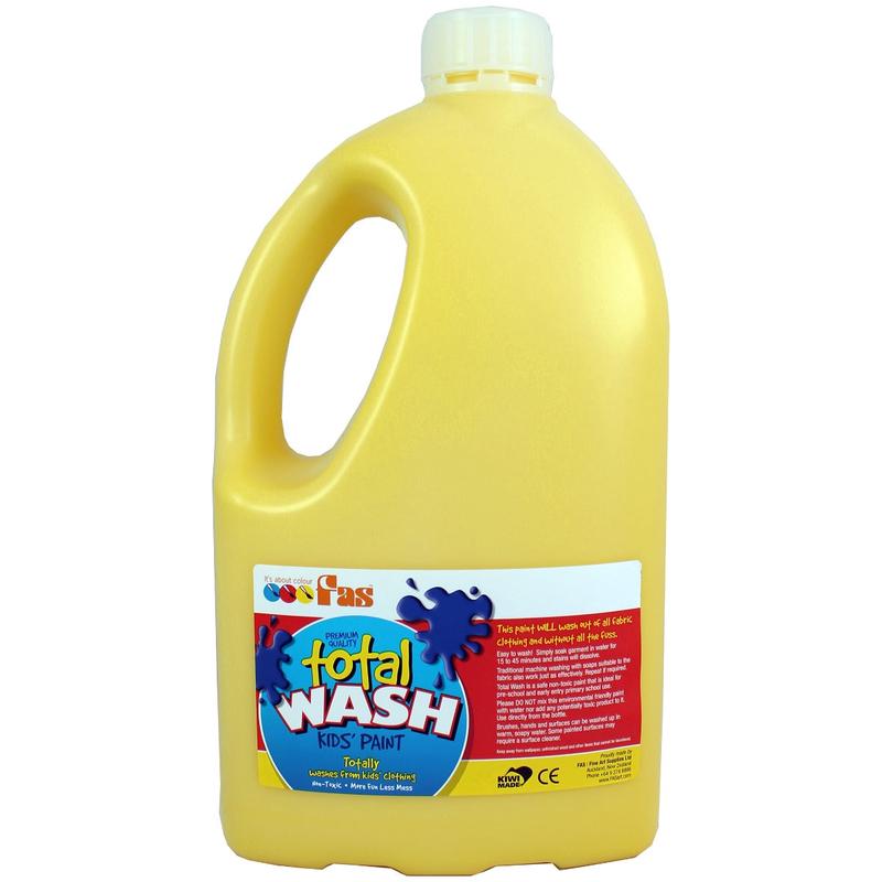 Cool Yellow 2L - Total Wash Kids Paint