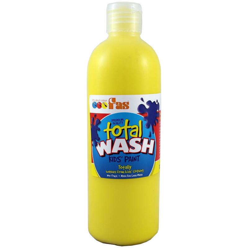 Cool Yellow 500mL - Total Wash Kids Paint
