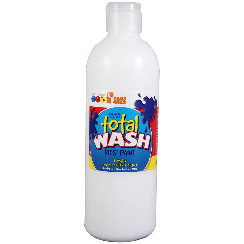 White 500mL - Total Wash Kids Paint