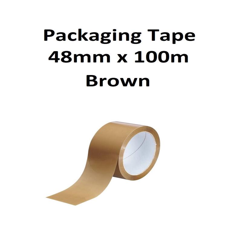 Brown - Packaging Tape 48mm x 100m