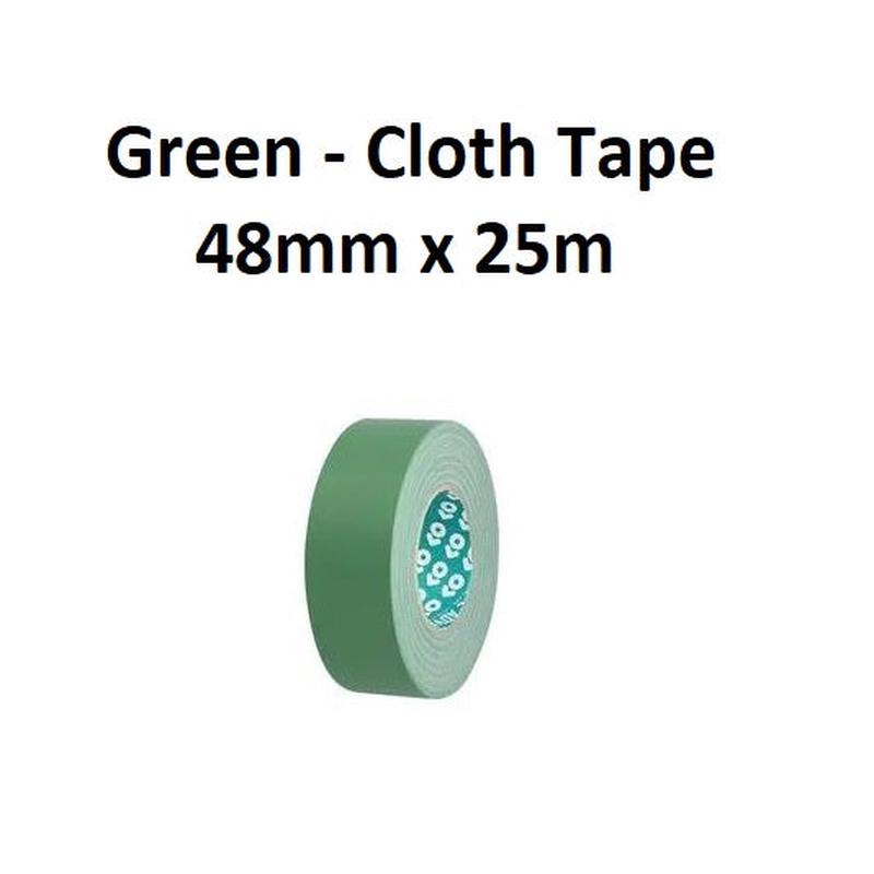 Green - Cloth Tape 48mm x 25M